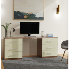 Lafayette Computer Desk - Contemporary 6 Foot Desk