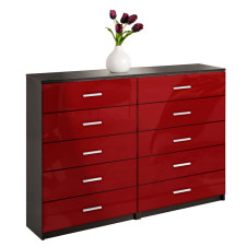 Large Double Dresser with 10 Drawers – Customizable