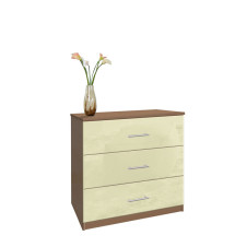 Small Modern 3 Drawer Dresser (Chest of Drawers)