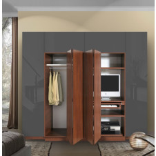 Hawthorne Wardrobe Closet Desk - Instant Home Office