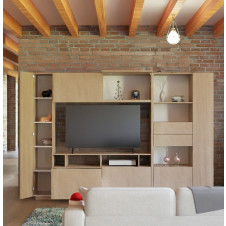 Jordan Wall Unit - Over 10 Feet of Modern Wall Unit