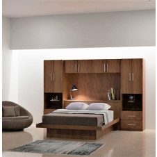 Studio Pier Wall Platform Bed w Matte Headboard