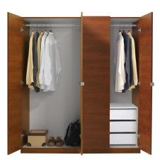Alta Wardrobe Closet Package - 3 Drawer Wardrobe Package