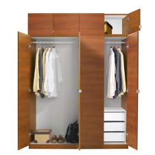 Alta Wardrobe Closet Package - 3 Drawer Wardrobes - Tall