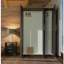 Alta Wardrobe Closet - Wardrobe and a Half - Right Opening