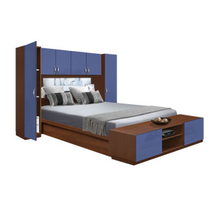 Adalina Pier Wall 2 Drawer with Storage Bridge