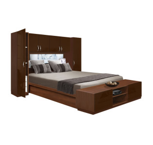 Adalina Pier Wall 3 Drawer with Storage Bridge