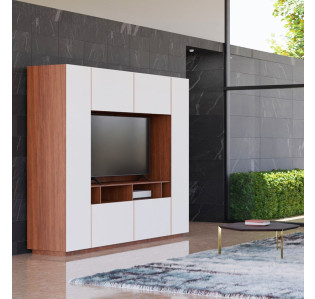 White Glossy Front | Java Matte Case