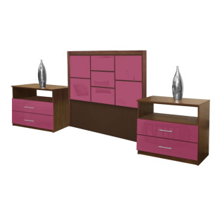 Uptown Twin Size 3 Piece Bedroom Set