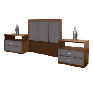 Monte Carlo Twin Size 3 Piece Bedroom Set