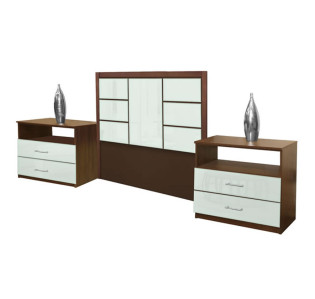 Downtown Twin Size 3 Piece Bedroom Set