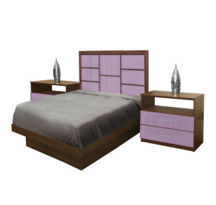 Montclair Twin Size Platform Bedroom Set 4 Piece