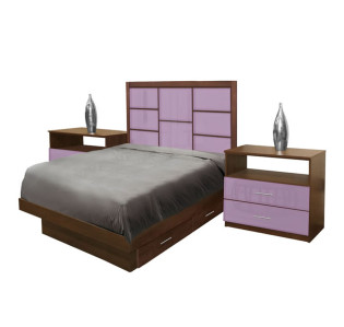 Montclair Twin Size Bedroom Set w Storage Platform