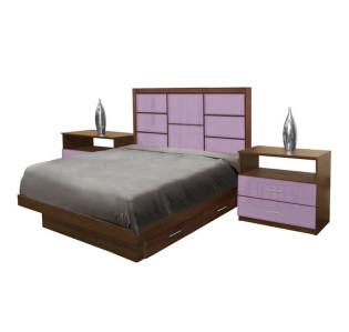 Montclair Full Size Bedroom Set w Storage Platform