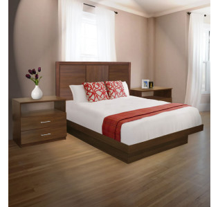 Madison Queen Size Platform Bedroom Set 4 Piece