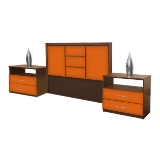 Broadway Queen Size 3 Piece Bedroom Set