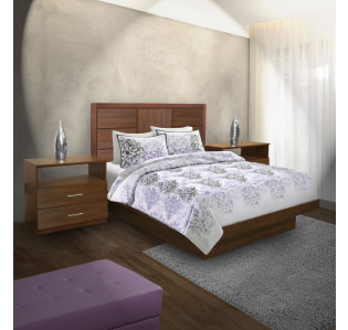 Montclair Queen Size Platform Bedroom Set 4 Piece