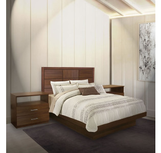 Cambridge Queen Size Platform Bedroom Set 4 Piece