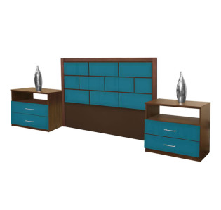 Manhattan King Size 3 Piece Bedroom Set