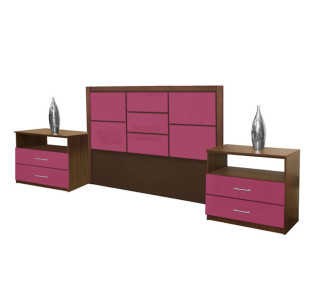 Uptown King Size 3 Piece Bedroom Set