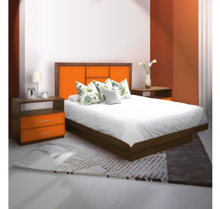 Broadway King Size Platform Bedroom Set 4 Piece