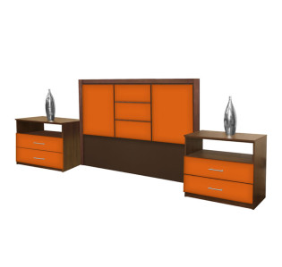 Broadway King Size 3 Piece Bedroom Set
