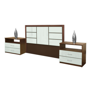 Downtown King Size 3 Piece Bedroom Set