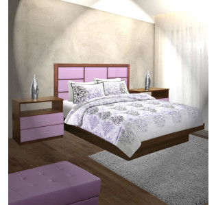 Montclair King Size Platform Bedroom Set 4 Piece