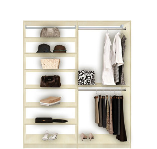 Closet System With Shelving