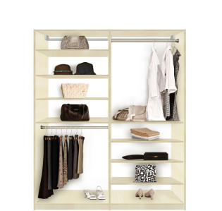 Isa closet system 8 shelves