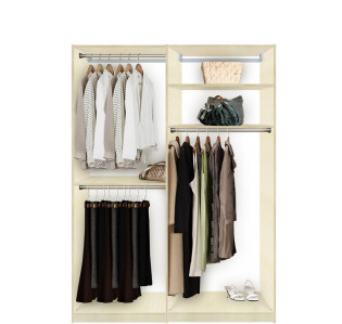 Custom Double Hanging Closet
