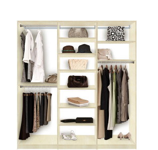 Closet System Shelves and Hanging