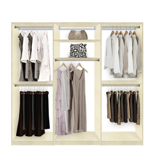 Isa Custom Closets - Extra Hanging Clothes Storage