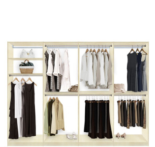 Isa Walk In Closet Systems - Extra Hanging Storage