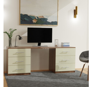 Lafayette Computer Desk - Contemporary 6 Foot Desk