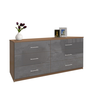 6 Drawer Double Dresser - Chest of Drawers