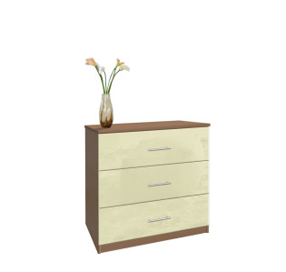 Small Modern 3 Drawer Dresser (Chest of Drawers)