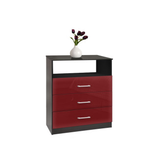 Freedom Dresser - Chest of 3 Drawers with Open Space