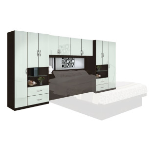 Lincoln Pier Wall Mirrored Headboard