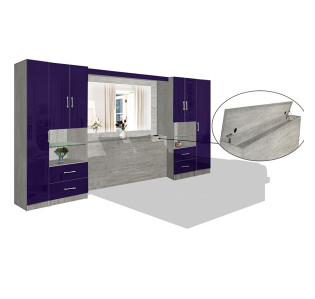 Lincoln Classic Pier Wall Mirrored Storagemax Headboard