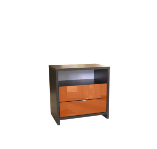 Futurista Nightstand 2 Drawer