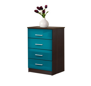 Tall Nightstand with 4 Drawers – Customizable Contemporary Design