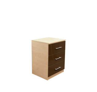 Modern Night Stand with 3 Drawers