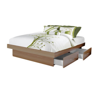 Queen Storage Platform Bed with 4 Drawers