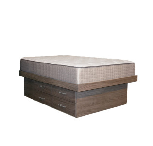 Full-Size Ultra Storage Platform Bed with 8 Drawers