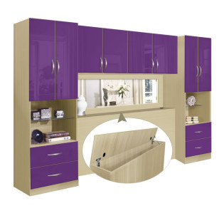 Studio Pier Wall Mirrored Storagemax Headboard