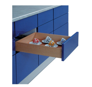 16" Depth Undermount Slide (per drawer) For Night Stand / Pier Wall