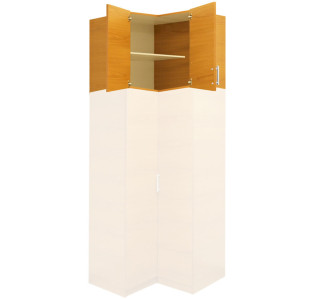 Extend Your Height +34" - Alta Wardrobe Storage Topper Corner Unit