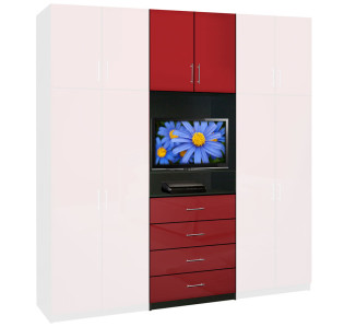 Aventa Wardrobe (Center Only) 4 Drawer 32 X 106