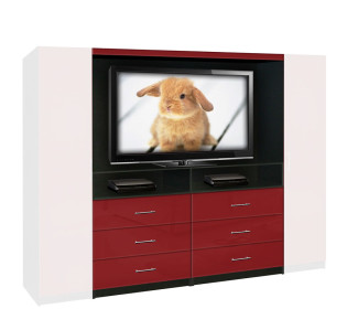 Aventa Wardrobe (Center Only) 6 Drawer 65 X 72